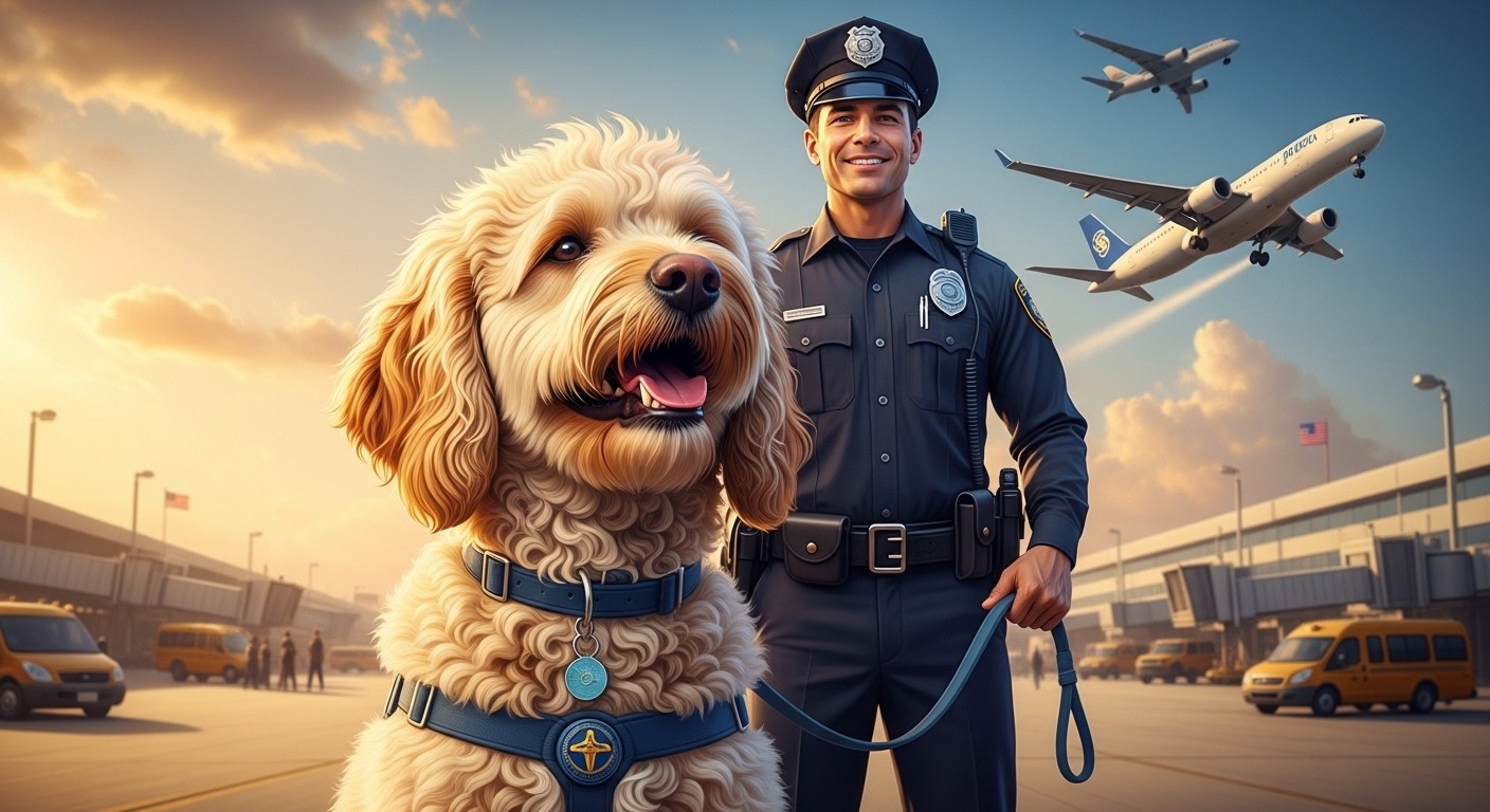 Découvrez l'histoire touchante de JetBlue, le golden doodle abandonné à Las Vegas, qui a suscité des milliers de demandes d'adoption avant d'être recueilli par l'officier qui l'a sauvé. Une fin heureuse émouvante !