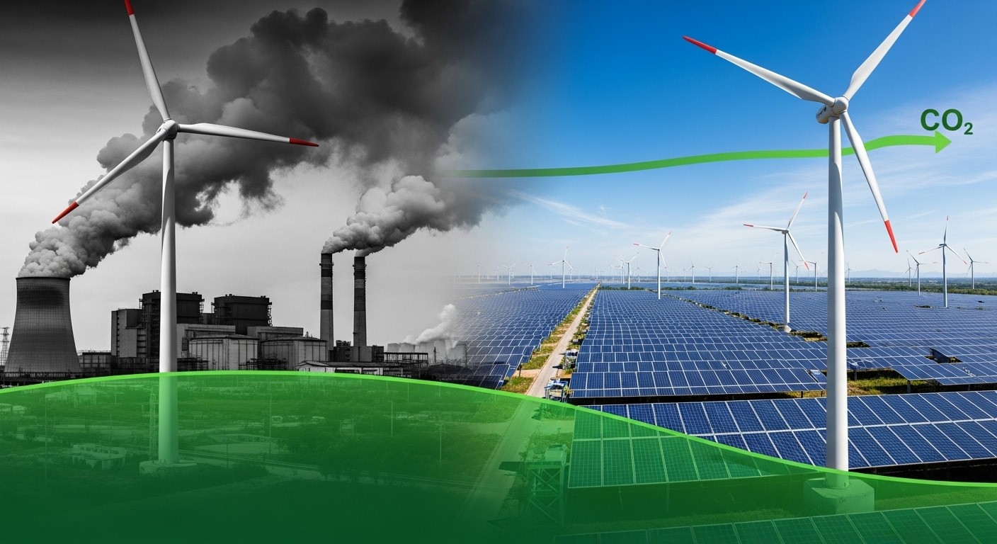 Découvrez comment la Chine stabilise ses émissions de CO2 en 2025 grâce à l'essor massif des énergies renouvelables. Une inflexion historique analysée en détail.