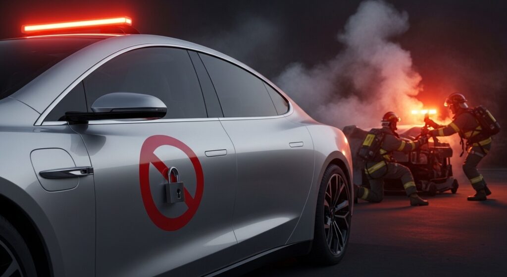 Chine Interdit Poignées Porte Affleurantes Voitures Électriques 2027