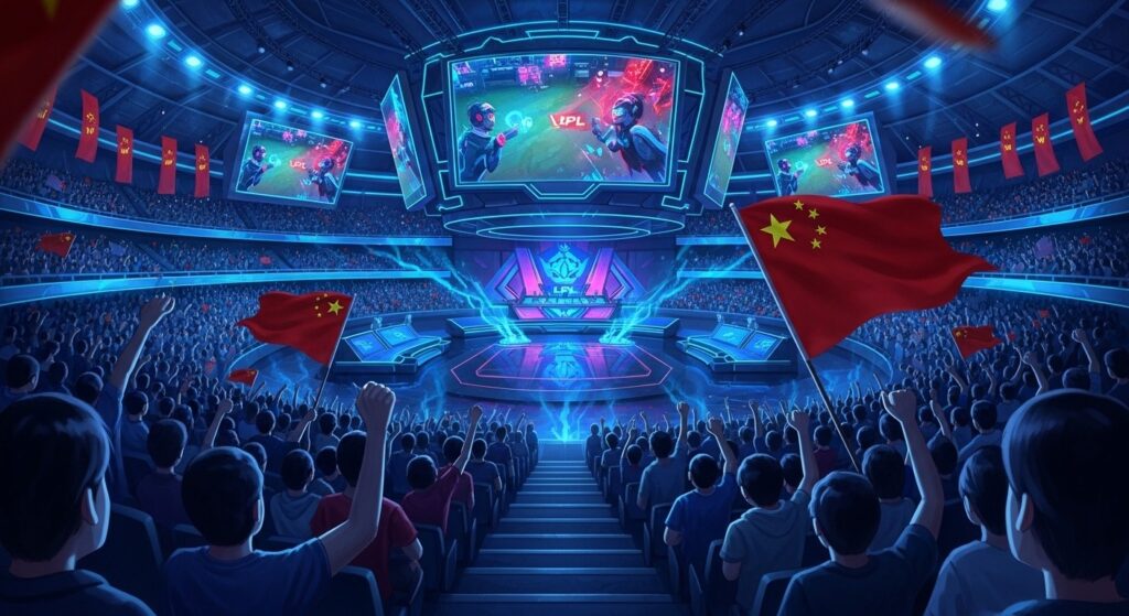 Chine Leader Mondial League of Legends Joueurs Actifs