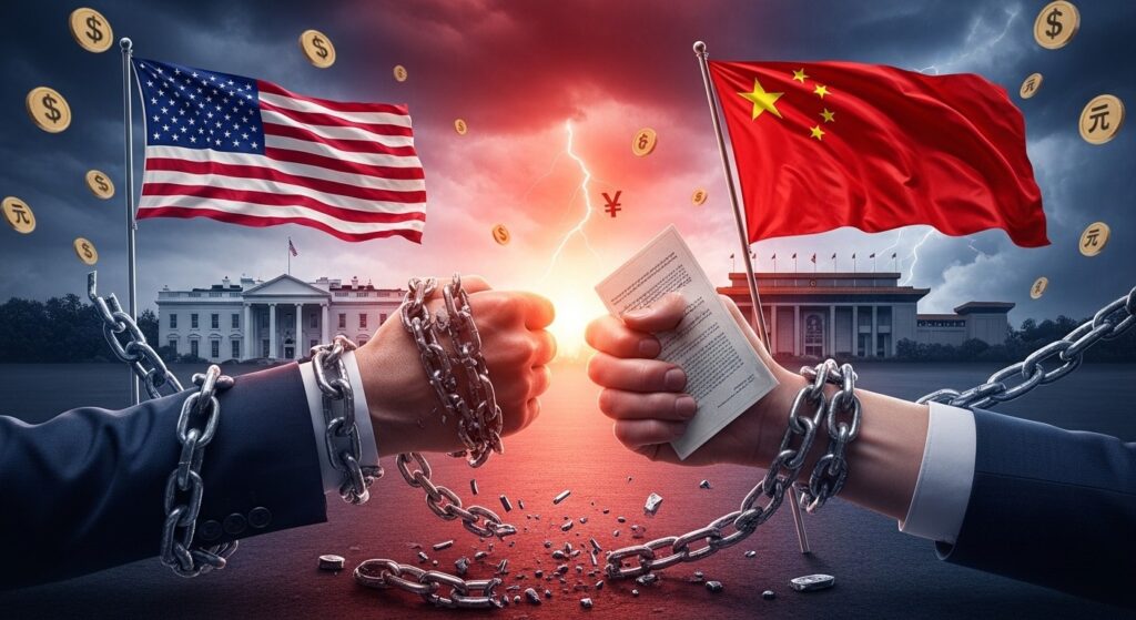 Chine vs États-Unis : Pékin exige l&rsquo;annulation des droits de douane après le camouflet judiciaire à Trump