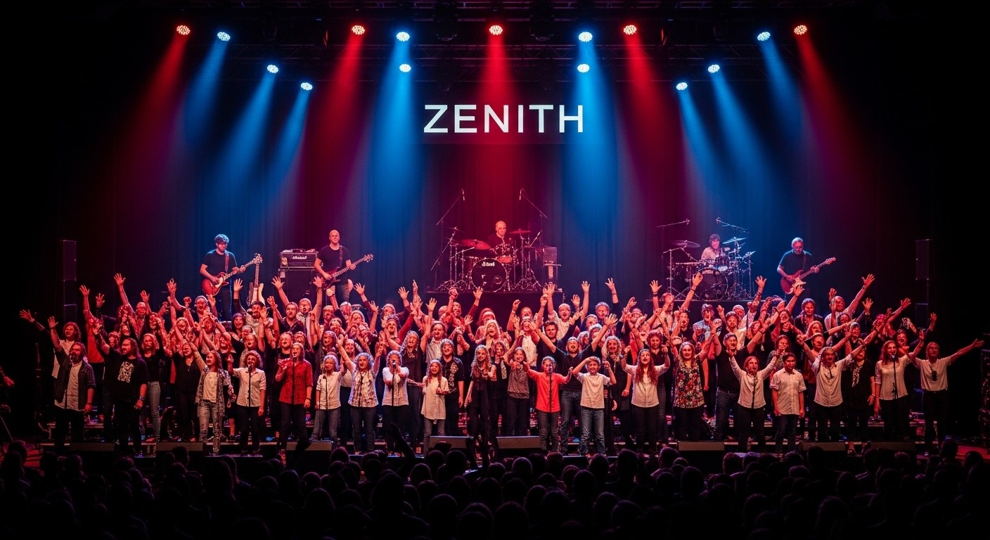 Découvrez comment 15 000 choristes amateurs enflamment les Zénith avec les légendes du rock. Une tournée unique en Europe qui unit passion et énergie collective !