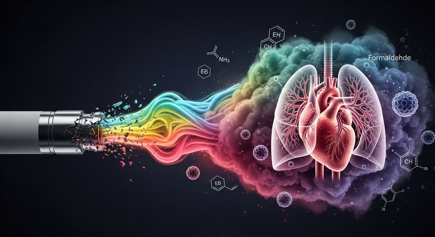 Découvrez les vrais risques du vapotage sur la santé : effets cardiovasculaires, respiratoires, cancérigènes même sans nicotine. Une analyse complète et nuancée.