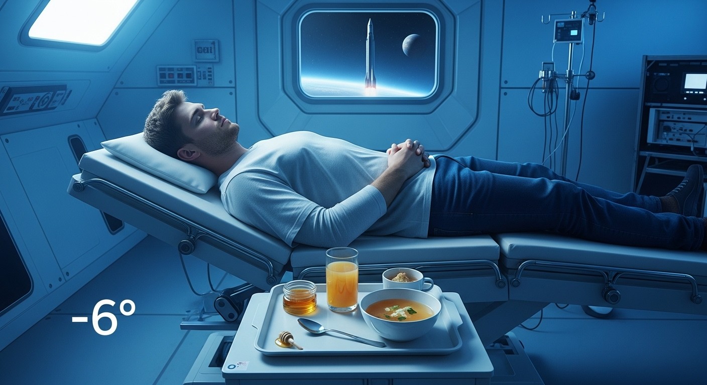 Découvrez la clinique spatiale de Toulouse où des volontaires testent jeûne extrême et microgravité simulée. Une étude unique pour astronautes et santé sur Terre.