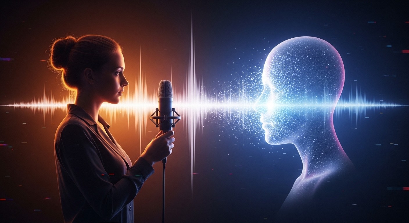 Découvrez comment des doubleurs français célèbres ont forcé une plateforme d'IA à retirer des clonages illicites de leurs voix. Une bataille cruciale pour le doublage humain face à l'IA.