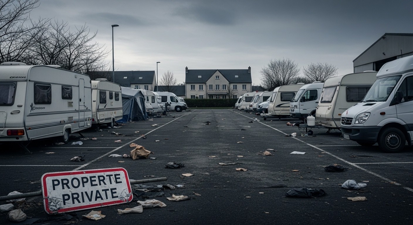 Dans le Grand-Est, élus et habitants exaspérés par les campements illégaux de gens du voyage multiplient les dégâts et incivilités. Pourquoi la loi actuelle ne suffit-elle plus ? Décryptage.