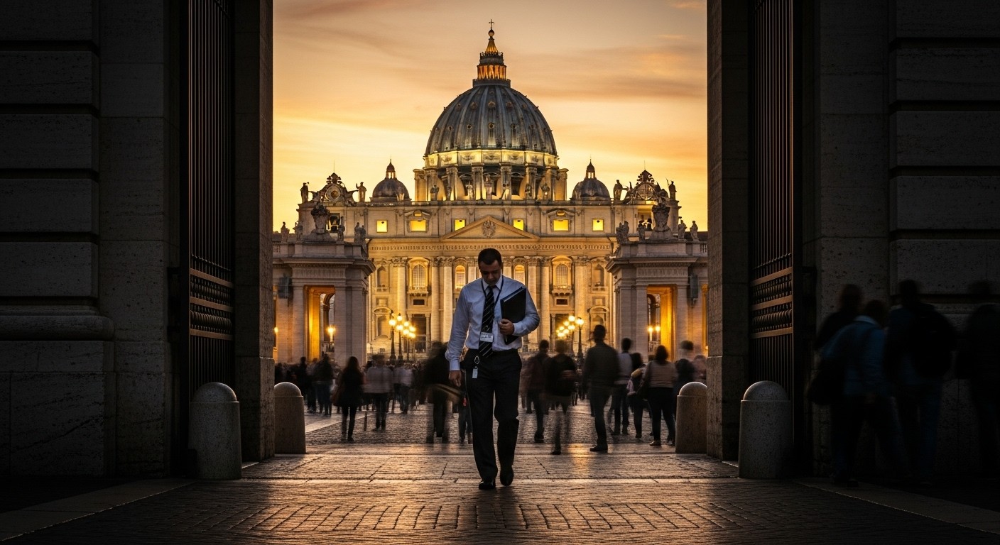Derrière les murs du Vatican, les petites mains du Pape expriment leur frustration : favoritisme, blocages de carrière et inégalités. Plongée dans un monde secret où le quotidien des laïcs contraste avec l'image spirituelle.