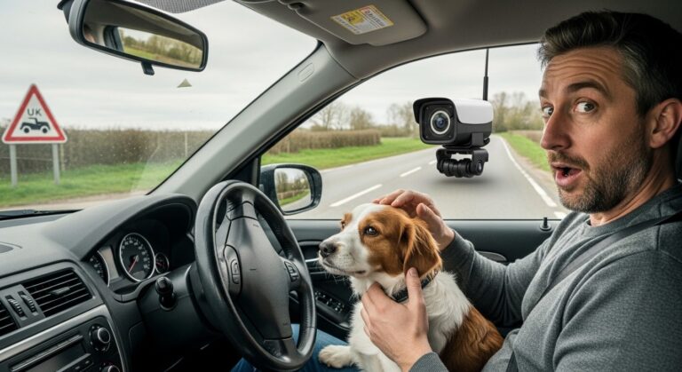 Conducteur Verbalisé pour Câlin à Son Chien au Volant : Une Amende Insolite