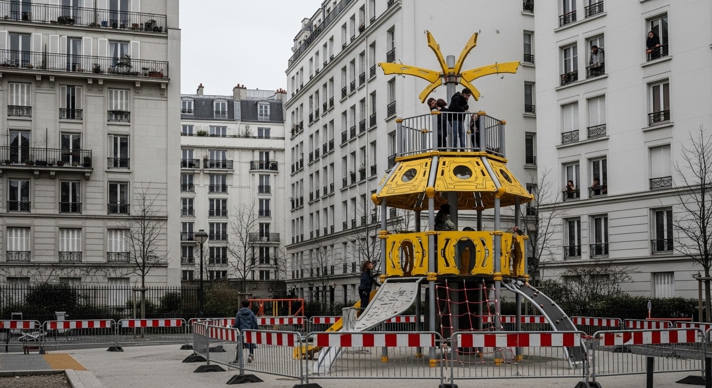 À Saint-Ouen, des aires de jeux flambant neuves créent un vrai clash entre parents ravis et riverains exaspérés par le bruit. Démontage d'une tour, compromis trouvé : que nous apprend ce conflit urbain ?