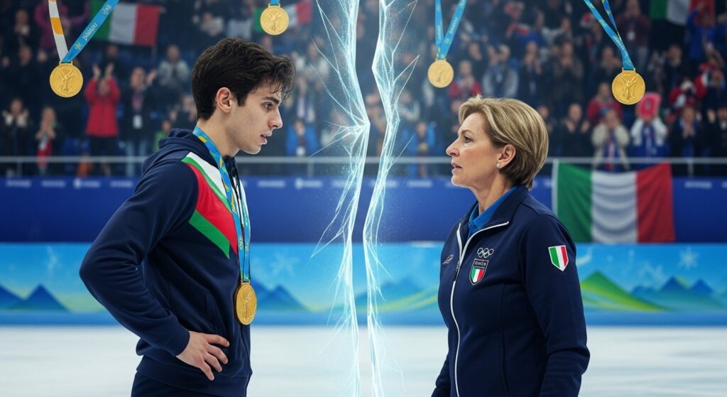 Conflit Explosif Après l’Or Olympique en Patinage de Vitesse