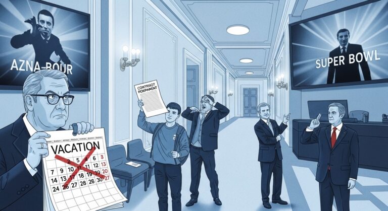 Coulisses Politiques : Vacances Députés, CDI Jeunes et Aznavour