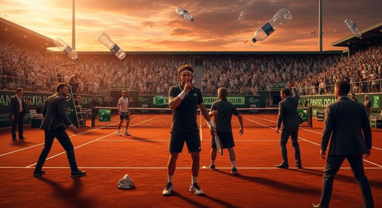 Coupe Davis : Chaos et Bouteilles à Casablanca Maroc-Colombie