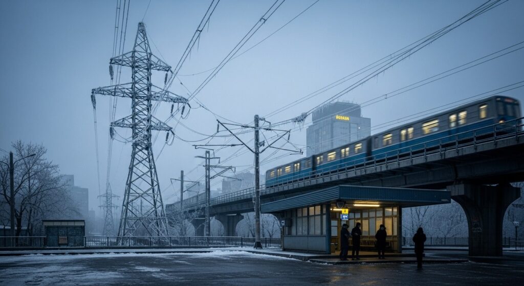 Coupures Massives en Ukraine : Panne Technique et Métro à l&rsquo;Arrêt