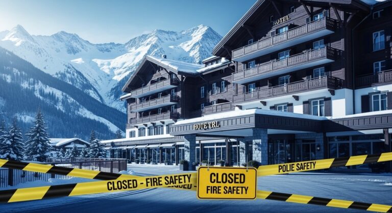 Crans-Montana : Hôtel de Luxe Fermé pour Défaut Anti-Incendie