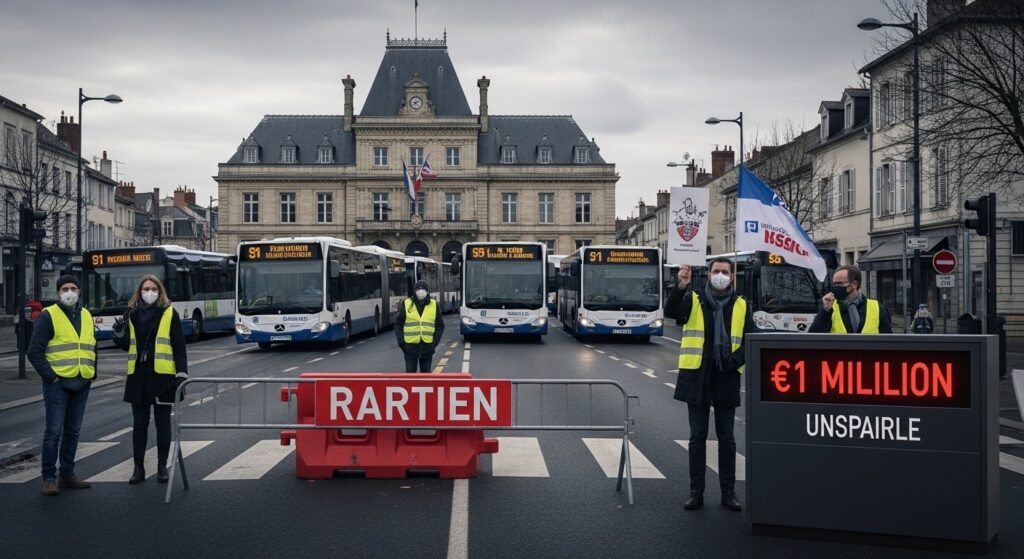 Crise des Transports à Montereau : 1 Million d&rsquo;Euros Impayés Menacent le Service Public