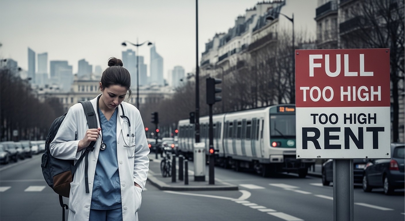 En Île-de-France, les infirmiers et soignants peinent à se loger près de leur travail avec un salaire moyen autour de 2800 € nets. Transports interminables et désert médical s'aggravent : découvrez pourquoi beaucoup envisagent la province.