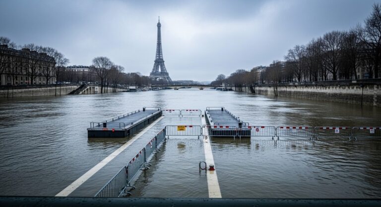 Crue Seine Paris 2026 : Niveau 3,19 m et Berges Fermées
