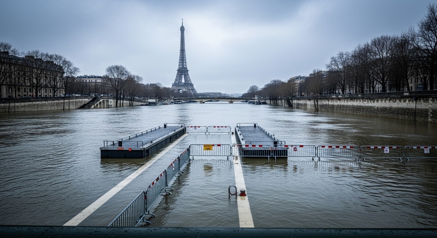 Découvrez la crue actuelle de la Seine à Paris avec un niveau à 3,19 m, les fermetures progressives des berges et prévisions jusqu'à 4 m. Impacts et conseils pour les Parisiens.
