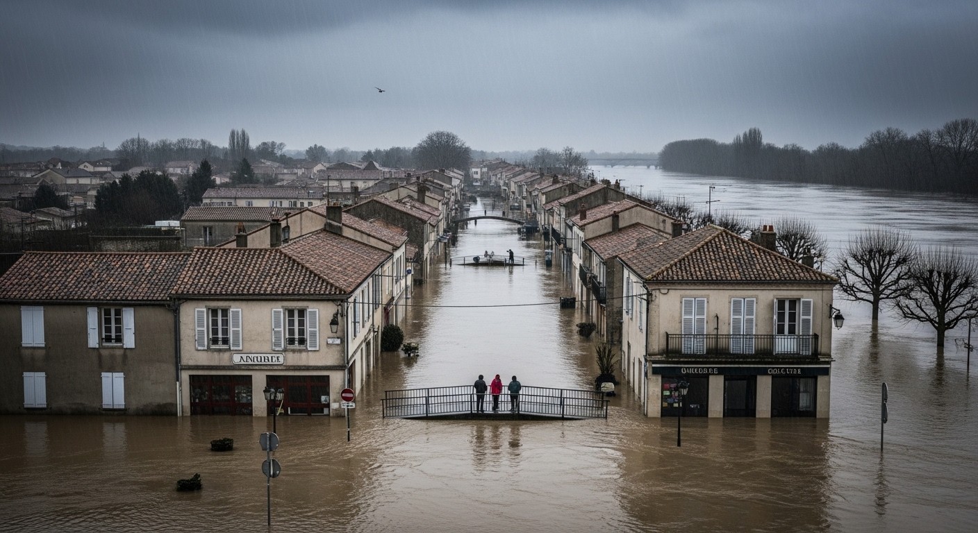 La Charente-Maritime passe en vigilance rouge crues avec Gironde, Lot-et-Garonne et Maine-et-Loire. Découvrez les zones à risque, prévisions et impacts de ces inondations historiques en ouest France.
