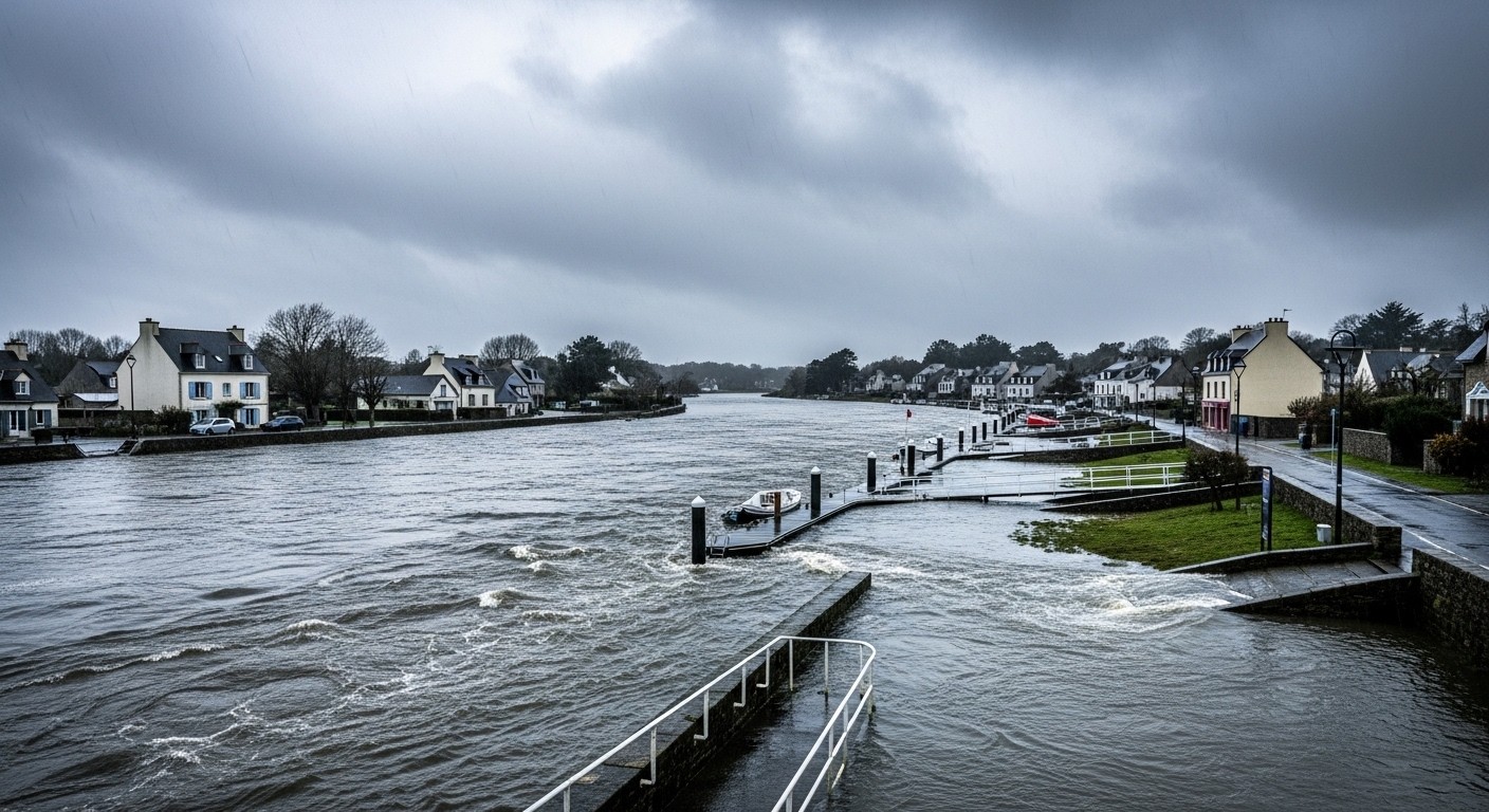 Le Finistère et le Morbihan en vigilance orange crues ce samedi avec risques de débordements importants sur la Laïta et le Blavet. Découvrez les prévisions et conseils face à ces inondations récurrentes en Bretagne.