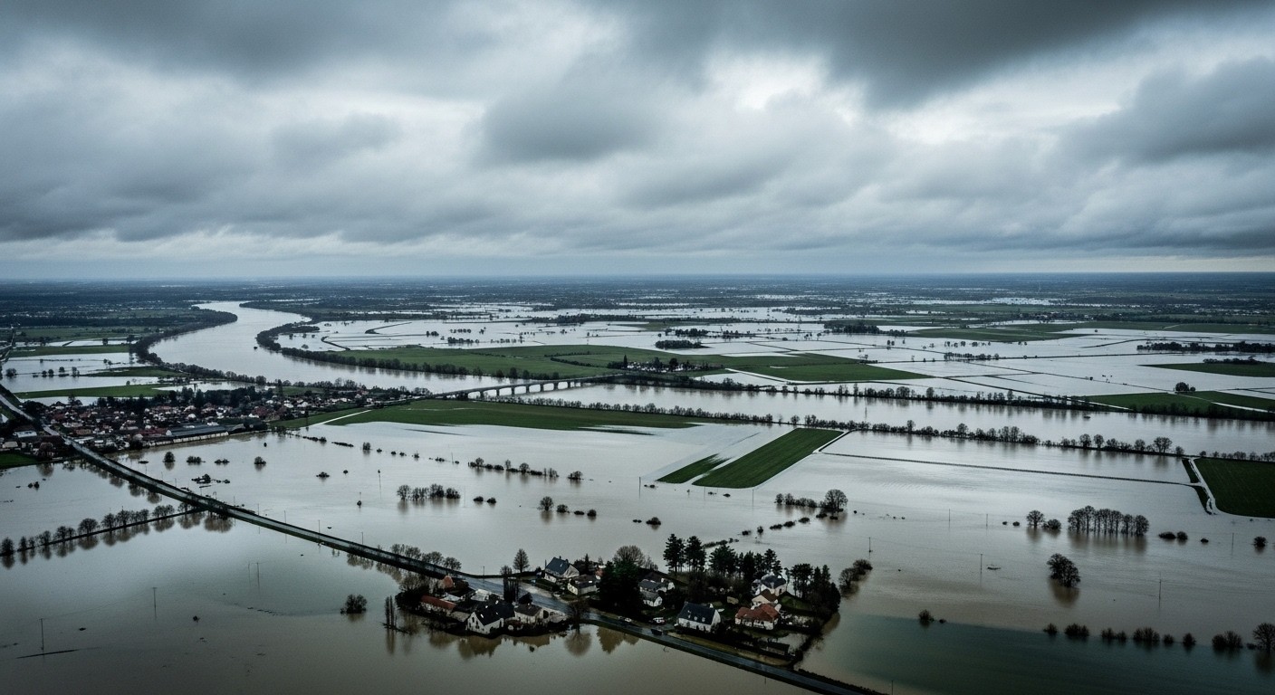 La France affronte des crues généralisées historiques en février 2026 : records d'humidité des sols battus, vigilance rouge maintenue dans le Sud-Ouest. Découvrez pourquoi cette situation extraordinaire persiste sans retour rapide à la normale.