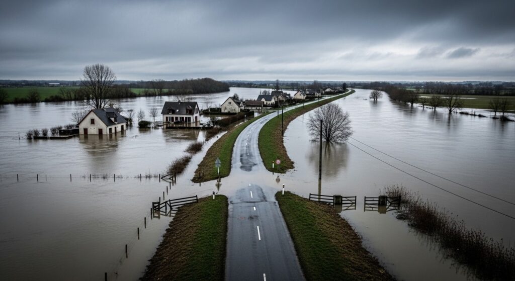 Crues près d&rsquo;Angers : Évacuations Massives et Risques d&rsquo;Inondation
