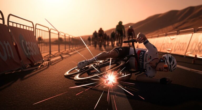 Damien Touzé : Terrible Chute au Tour d’Oman