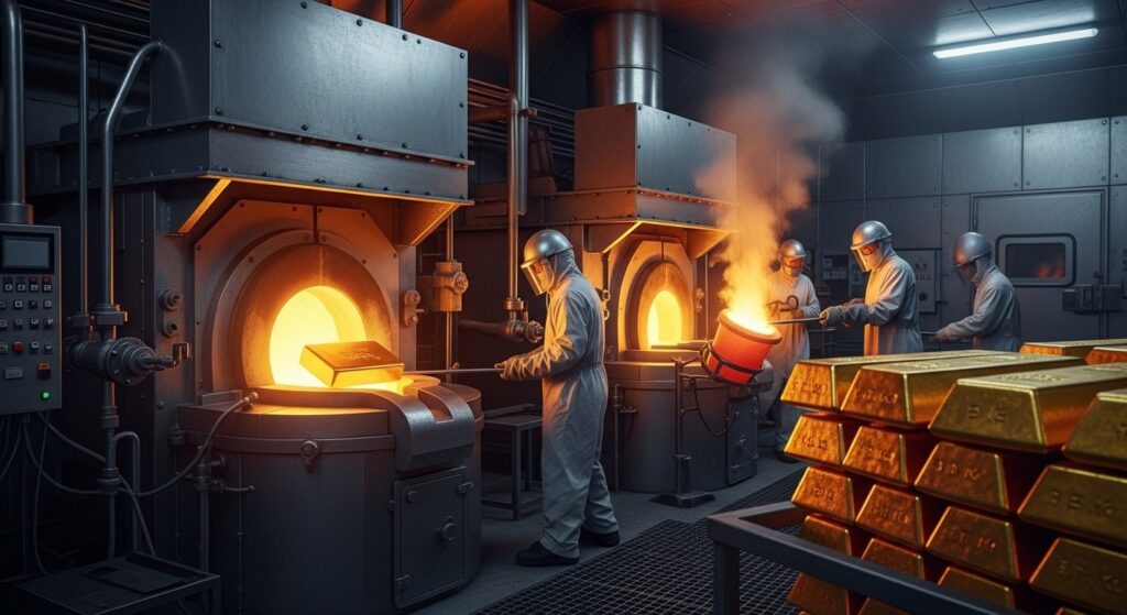 Dans les Secrets d&rsquo;une Raffinerie d&rsquo;Or Suisse en Pic d&rsquo;Activité