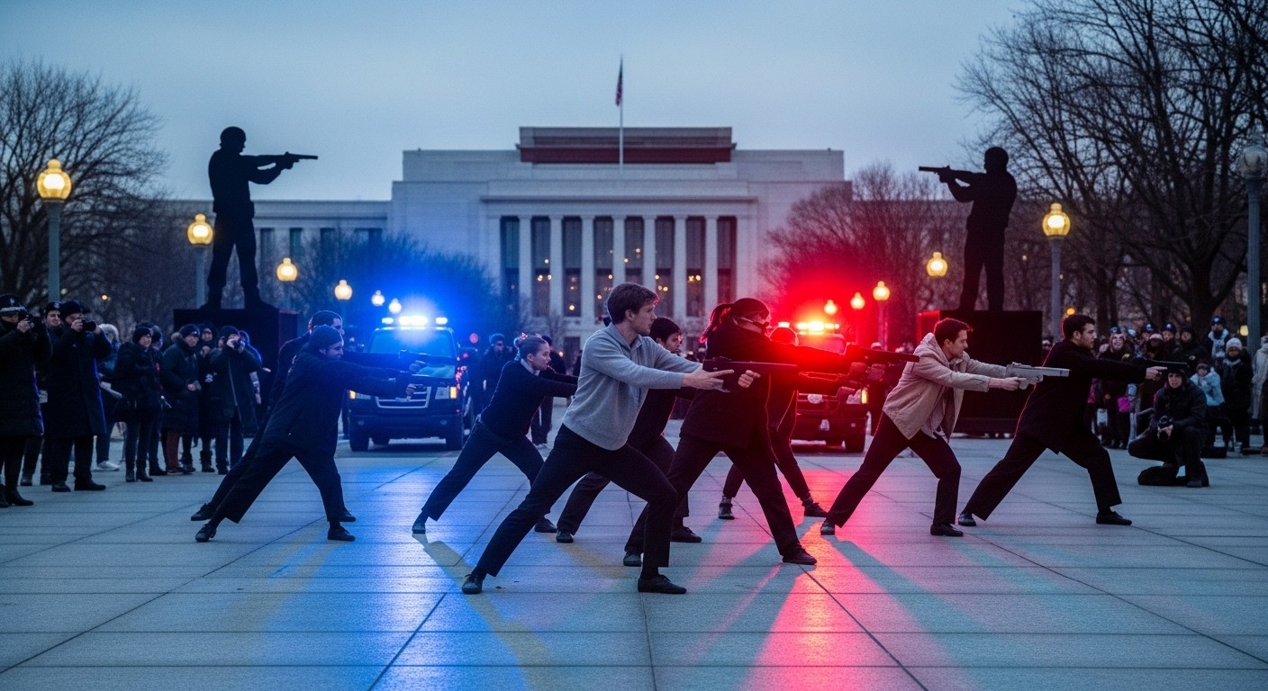 Des danseurs de Broadway recréent les morts tragiques de Minneapolis devant le Kennedy Center. La police stoppe net la performance. Décryptage d'une protestation artistique qui secoue Washington.