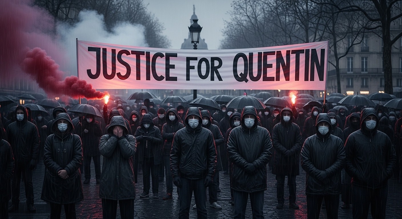 Découvrez le rassemblement émouvant à Paris après la mort tragique de Quentin, agressé à Lyon. Exigences de justice, tensions politiques et enquête en cours. Un drame qui divise.