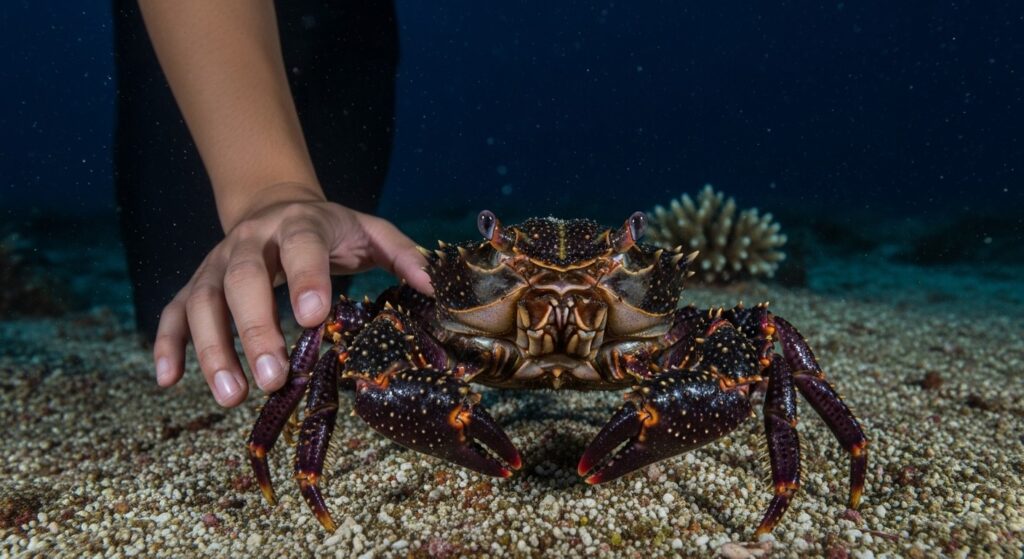 Décès tragique : influenceuse mange crabe diable toxique