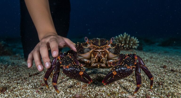 Décès tragique : influenceuse mange crabe diable toxique
