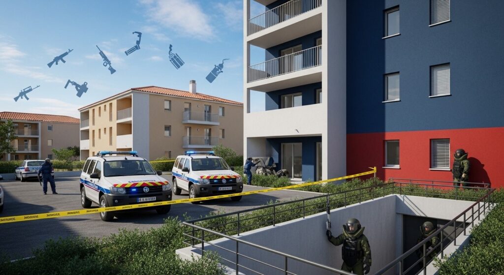 Découverte d&rsquo;Armes et Explosifs à Propriano : Un Immeuble Évacué en Urgence