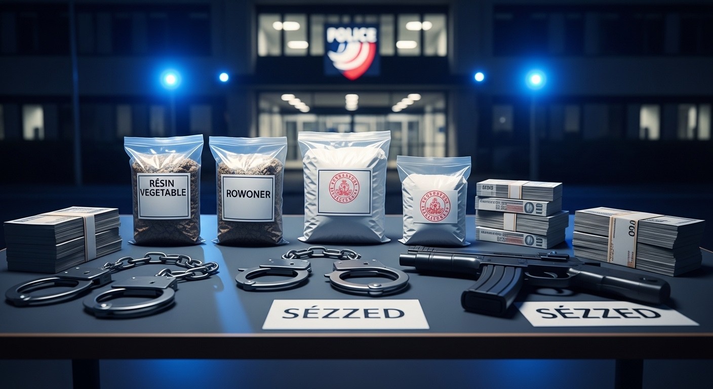 Un réseau de dealers basé dans l'Essonne approvisionnait Paris et la province en cocaïne et cannabis. 79 kg saisis, armes découvertes, 8 interpellés : découvrez les détails de ce coup de filet majeur.