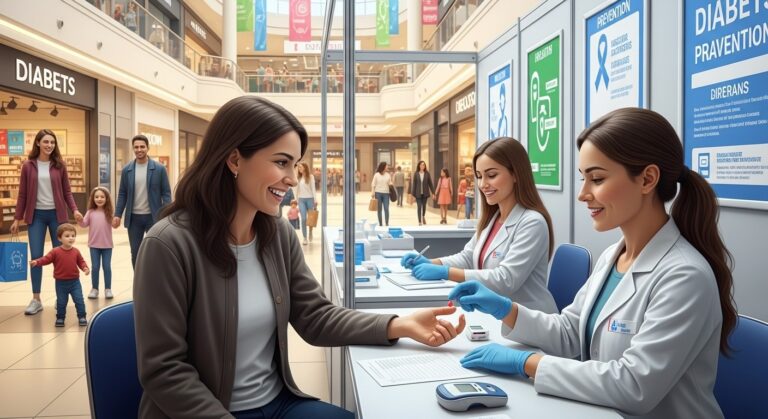 Dépistage Diabète en Centre Commercial : Une Initiative qui Sauve des Vies