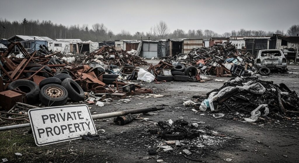 Dépollution Coûteuse Après Départ Campement Rom Oise
