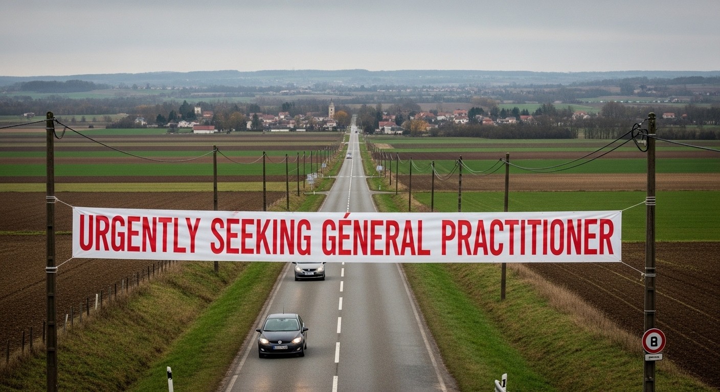 Dans le Val-d'Oise, communes rurales et urbaines désespèrent de recruter des médecins généralistes. Banderoles partout, mais résultats mitigés face à la pénurie. Décryptage d'une crise qui touche des milliers d'habitants.