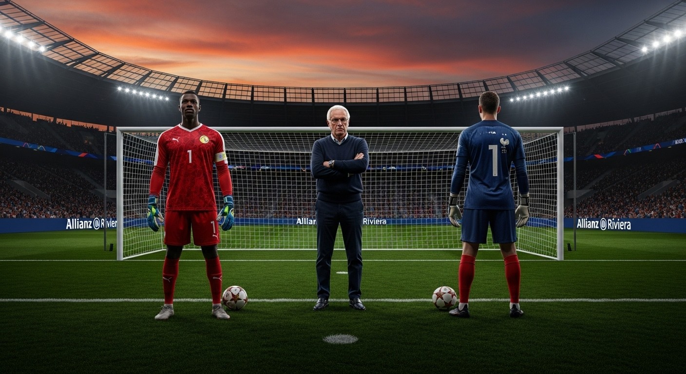 Claude Puel maintient le suspense entre Yéhvann Diouf, revenu triomphant de la CAN, et Maxime Dupé, solide en intérim. Qui sera titulaire face à Brest ? Le flou persiste à Nice.