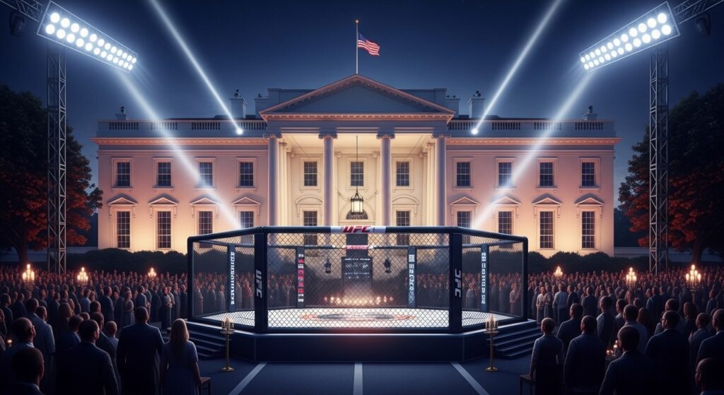 Donald Trump organise l&rsquo;UFC à la Maison Blanche pour ses 80 ans