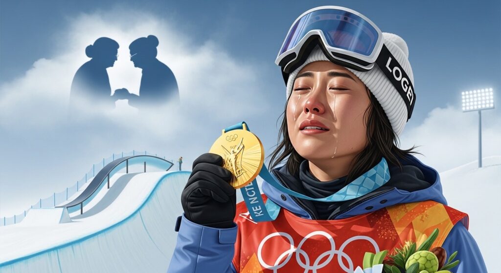 Eileen Gu en Larmes Après son Or Olympique : Hommage à sa Grand-Mère