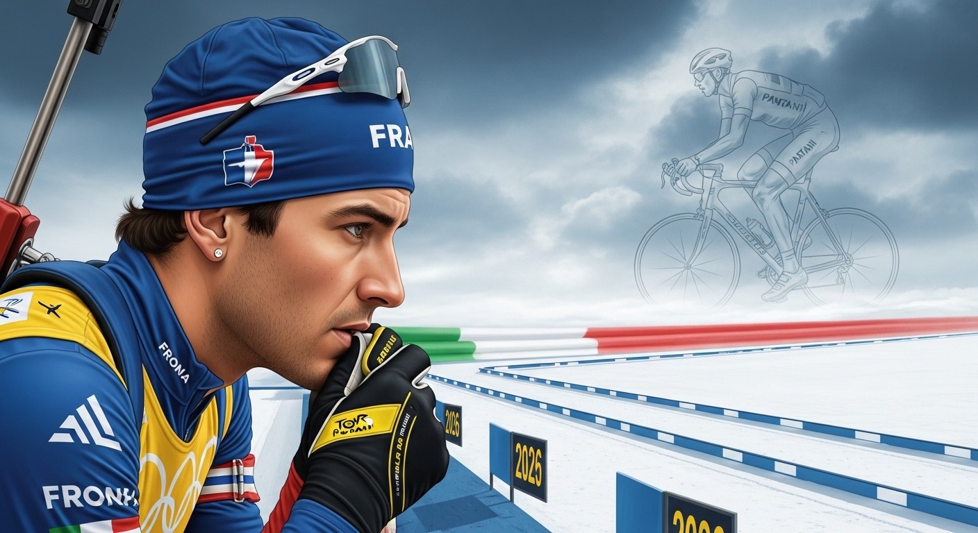 Découvrez pourquoi Émilien Jacquelin portera la boucle d’oreille de Marco Pantani lors des JO d’hiver 2026 à Milan-Cortina : un hommage émouvant à son idole.