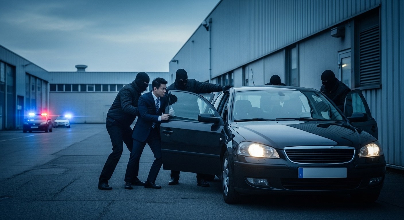 Sept suspects interpellés après l'enlèvement d'un chef d'entreprise à Villiers-le-Bel contre 300 000 € de rançon. Libéré en 48h grâce à une enquête ultra-rapide.