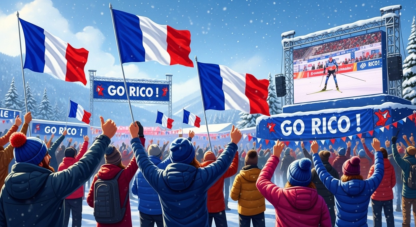 Plongez dans l'effervescence d'un village savoyard de 640 habitants où 300 fans ont vibré pour Éric Perrot et Quentin Fillon Maillet lors de la mass start biathlon aux JO 2026. Une ambiance unique et émouvante !