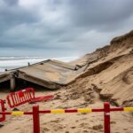 Érosion à Biscarrosse : Quand la Mer Engloutit le Front de Mer