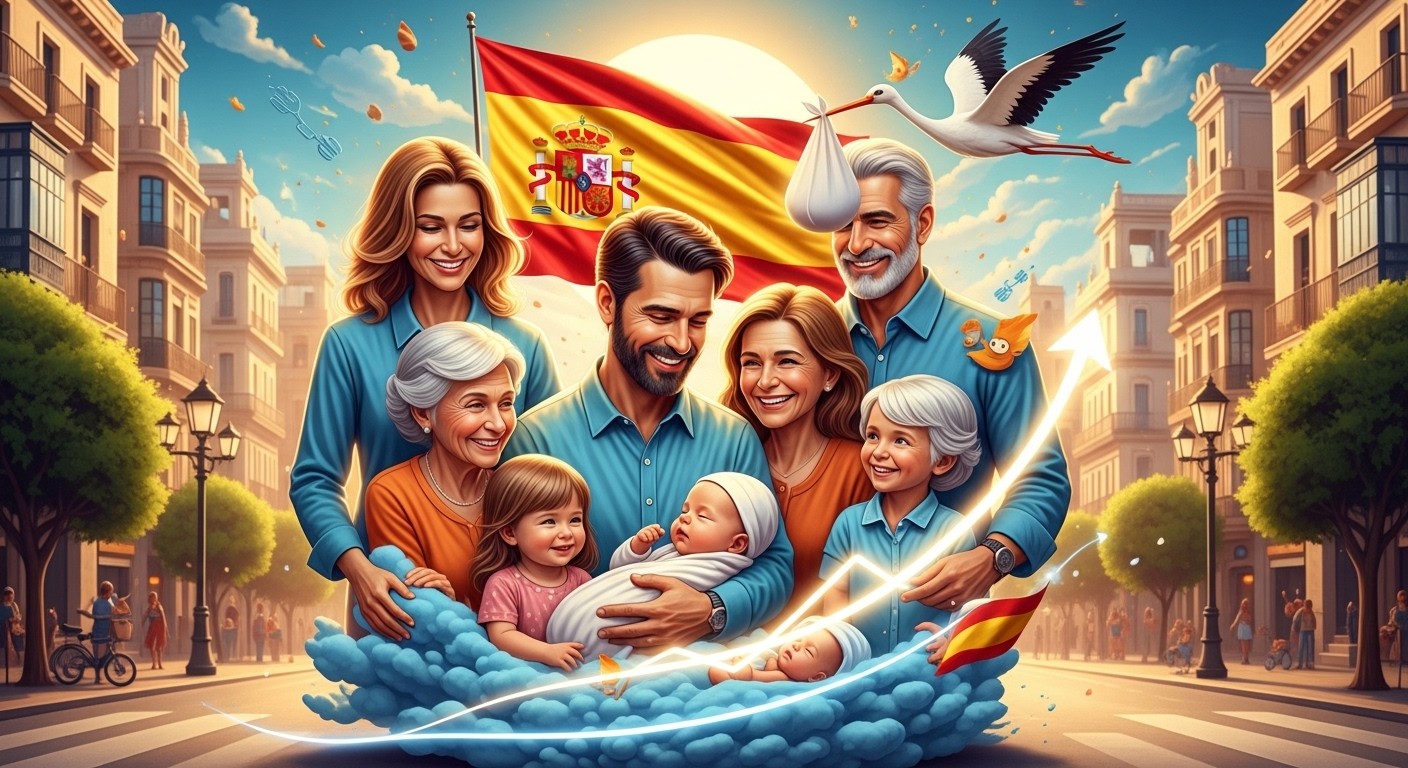 Découvrez pourquoi les naissances ont augmenté en Espagne en 2025 après plus de dix ans de baisse. Analyse des causes, rôle de l'immigration et défis démographiques à venir.