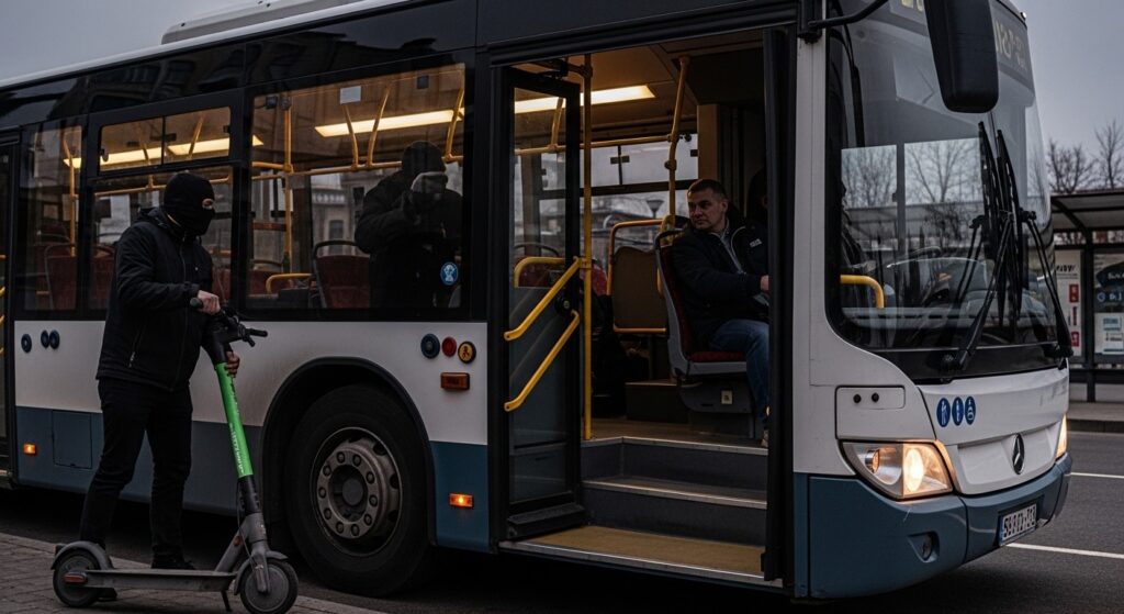Essonne : Trottinette Heurte Bus, Agression Violente du Chauffeur