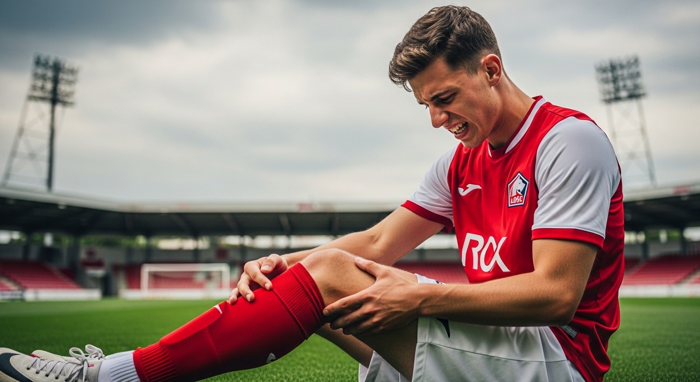 Ethan Mbappé touché à la cuisse droite, message sombre sur Instagram et absence d'au moins deux mois pour le jeune Lillois. Un nouveau revers qui interroge sur sa carrière naissante.