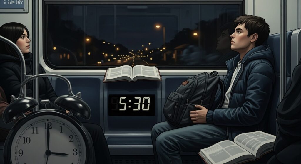 Étudiants Épuisés par 3 Heures de Transport Quotidien