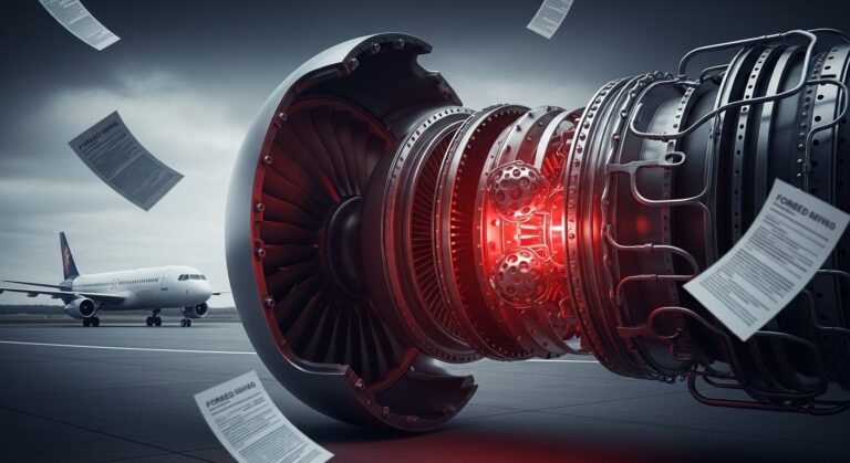 Ex-Directeur Condamné pour Pièces d&rsquo;Avion Contrefaites