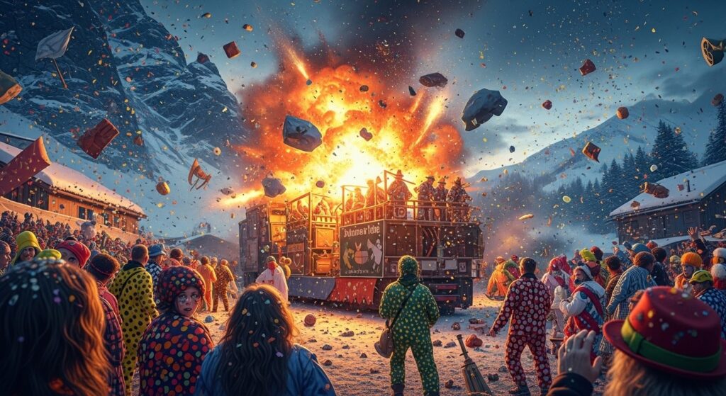 Explosion au Carnaval du Châble : Onze Blessés